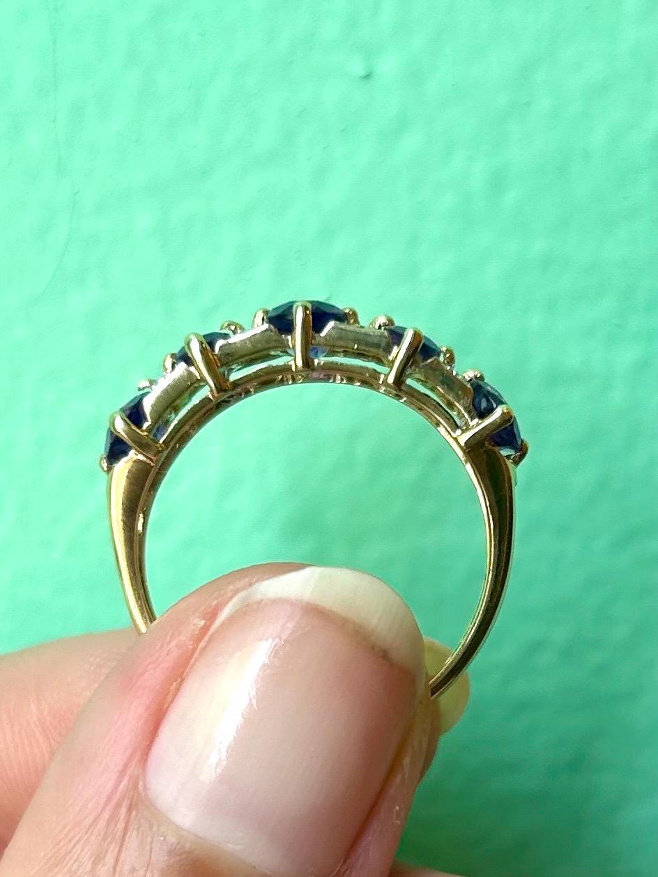 Bague jarretière or jaune et blanc – Améthystes & diamants
