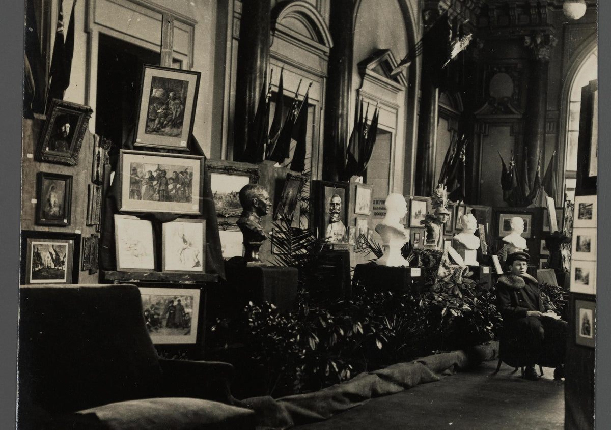 Photo ancienne, salle commissaire-priseur paris